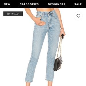 Agolde Riley High Rise Jeans
